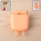Multi-purpose Plastic Wall Mounted Mobile Charging Holder (1 Pc)