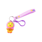 Cute Cartoon Duck Keychain (1 Pc)