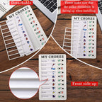 4448 Portable My Chores Home Note Board Management Planning Memo Boards Reminding Time. (Size - 20x12cm)