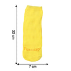 Tuesday Theme Yellow Casual Socks (1 Pair)