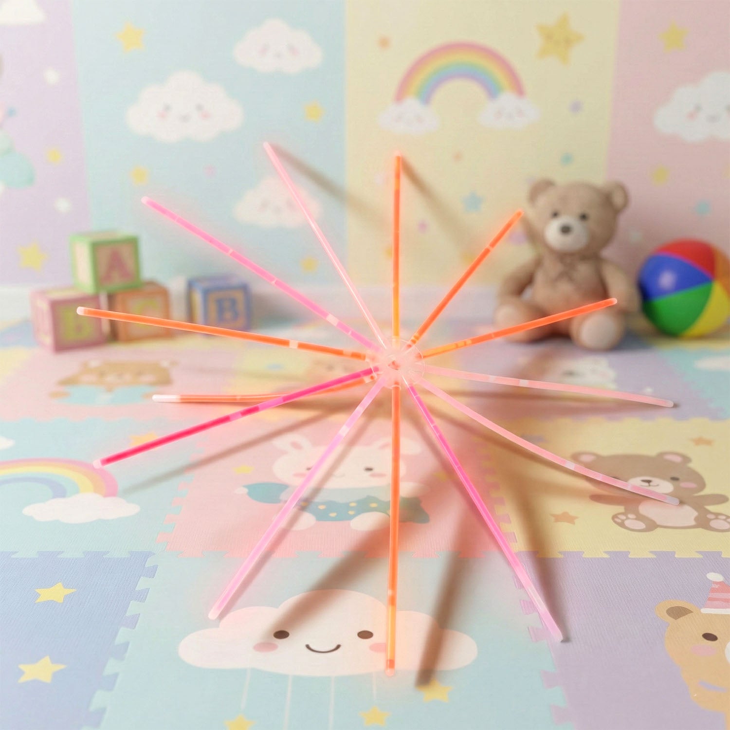 Dark Glow Chakdol Toy Set (1 Set  13 Glow Sticks)