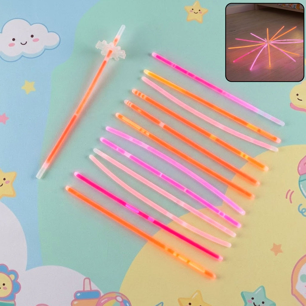 Dark Glow Chakdol Toy Set (1 Set  13 Glow Sticks)