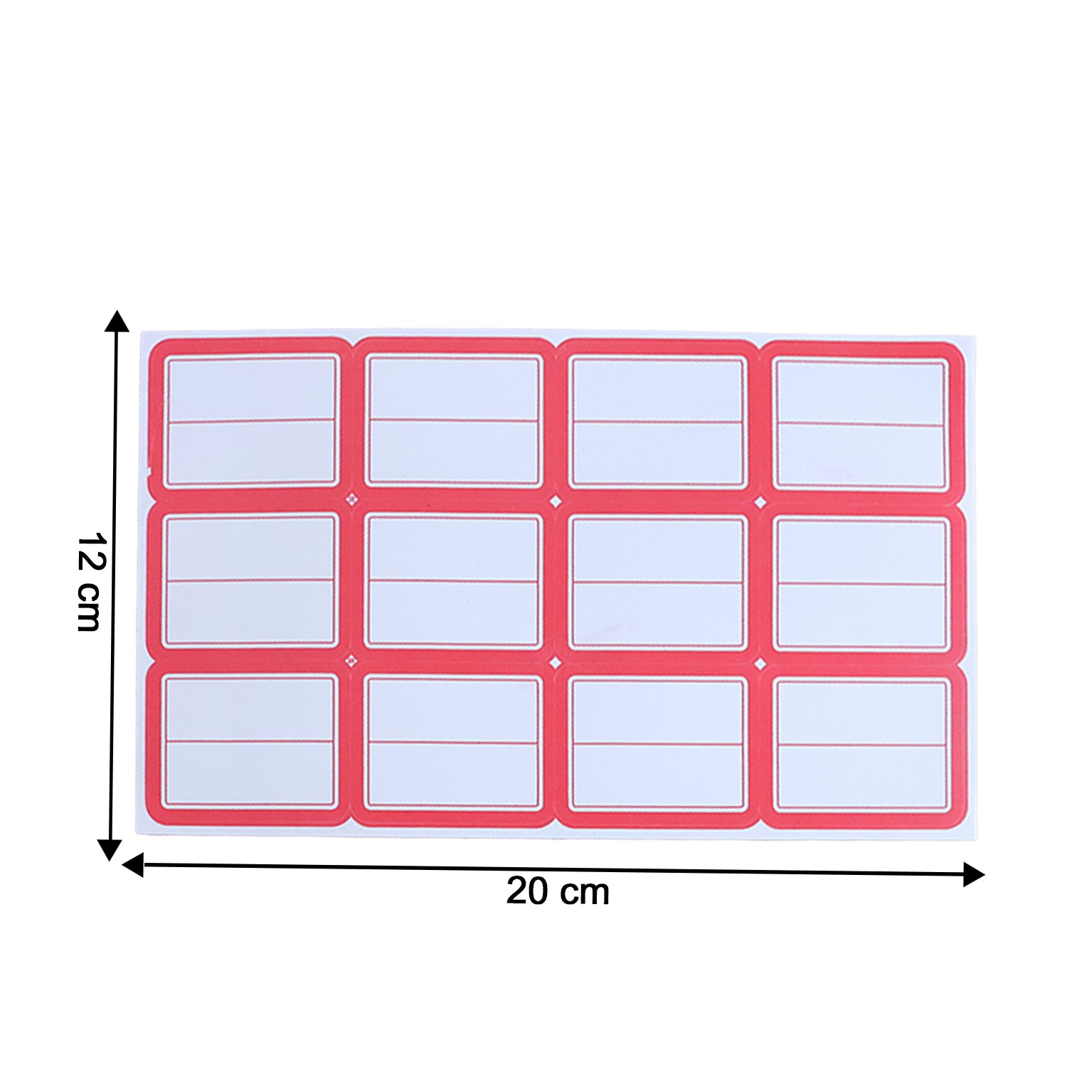 Multipurpose Writable Label Stickers (5 Sheets Set)