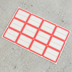 1 Sheets Self-adhesive Label Stickers