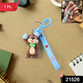 Cute Cartoon Squirrel Keychain (1 Pc)
