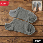 White  Black Striped Low-cut Sports Socks (1 Pair)