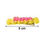 Cute Happy Bone-shaped Snap Hair Clips Set (4 Pc)