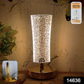 Crystal Table Lamp Sparkle Design Golden Base Led Decorative Bedside Lamp