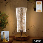Crystal Table Lamp Sparkle Design Golden Base Led Decorative Bedside Lamp