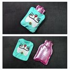 6529 Doremon Cartoon Small Hot Water Bag With Cover For Pain Relief Neck Shoulder Pain And Hand Feet Warmer Menstrual Cramps.
