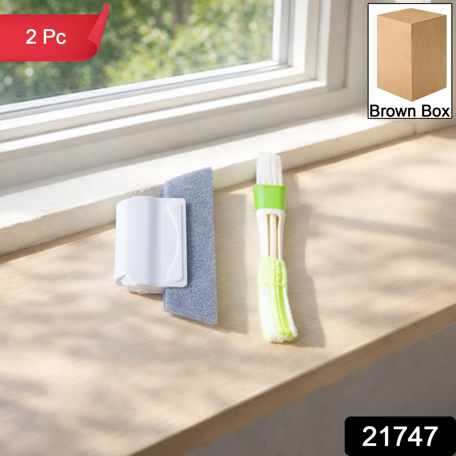 Multipurpose Window  Surface Cleaning Tool Set (2 Pc)