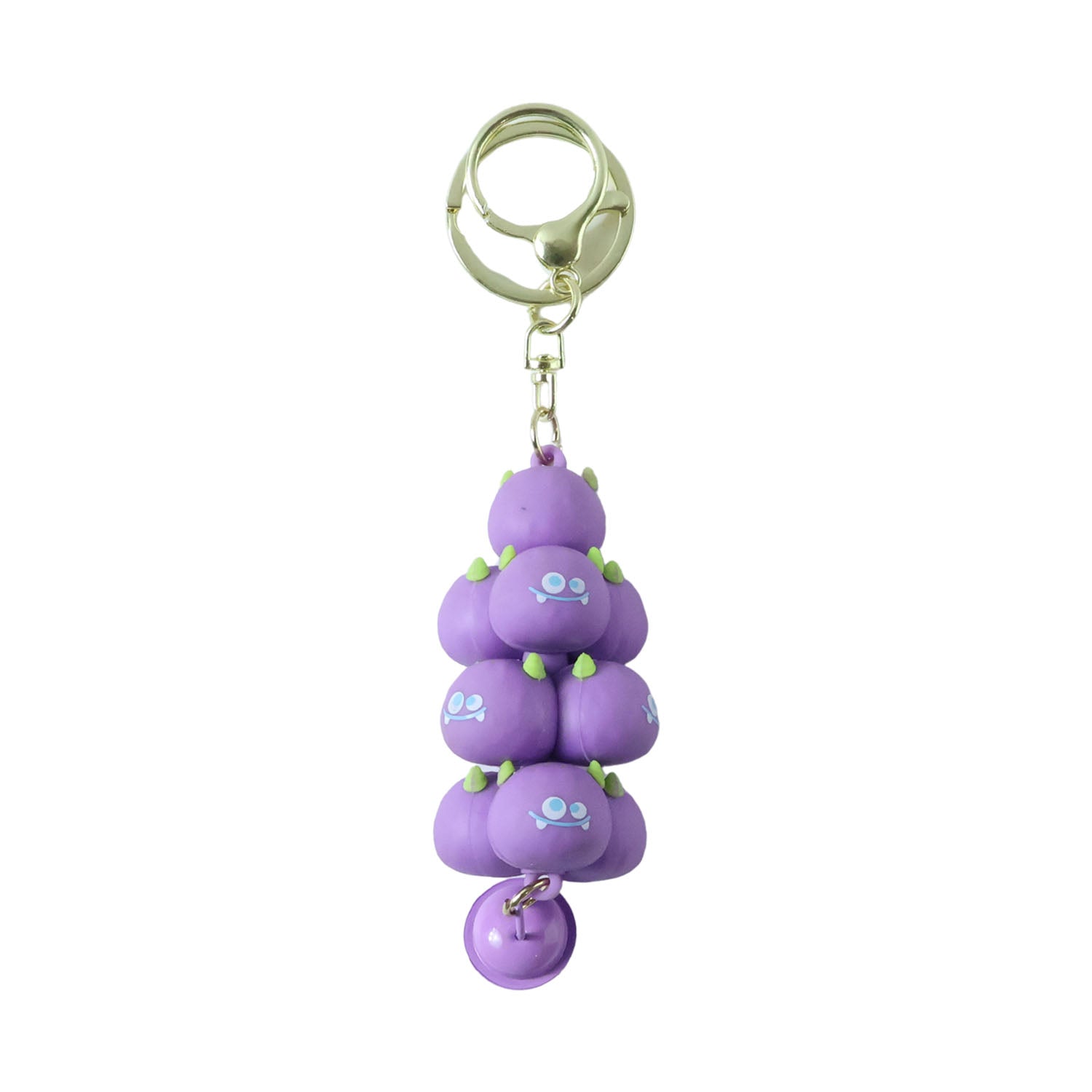 Cute Cartoon Cloud Stack Keychain With Bell (1 Pc  Mix Color)