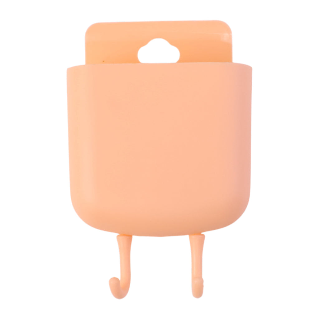 Multi-purpose Plastic Wall Mounted Mobile Charging Holder (1 Pc)