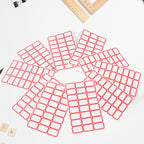 Multipurpose Blank Label Sticker Sheets (10 Sheet Set)