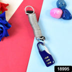 Anti-theft Dial Lock Padlock 3-digit Built-in Wire (1 Pc)