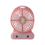 Portable Usb Rechargeable Desk Fan (1 Pc)