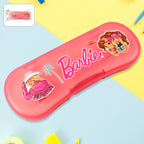 Cute Cartoon Printed Plastic Compass Box For Kids (1 Pc)