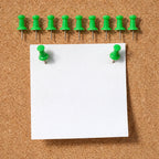 Green Plastic Push Pins Thumb Tacks For Notice Board (10 Pc)