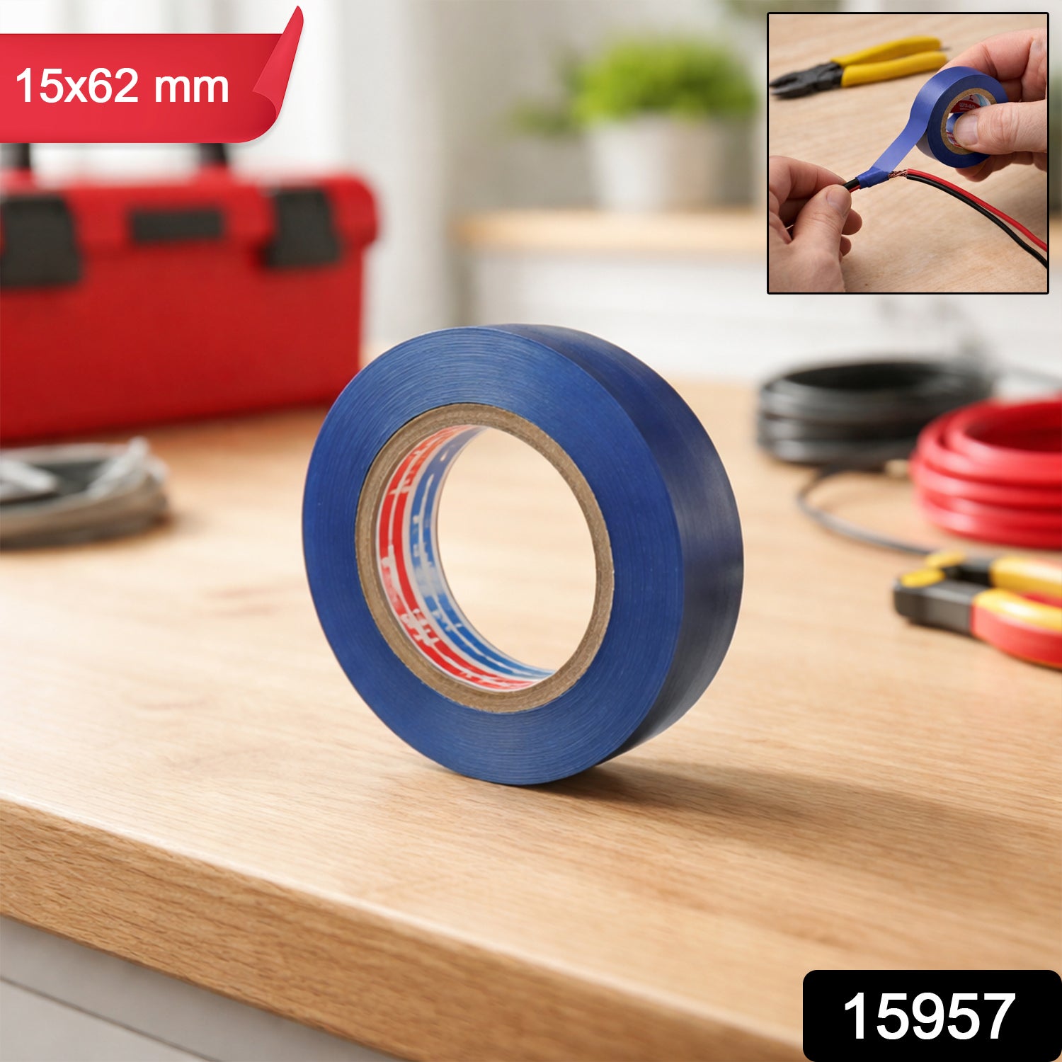 Electrical Insulation Tape Roll For Wire Protection (1562 Mm)
