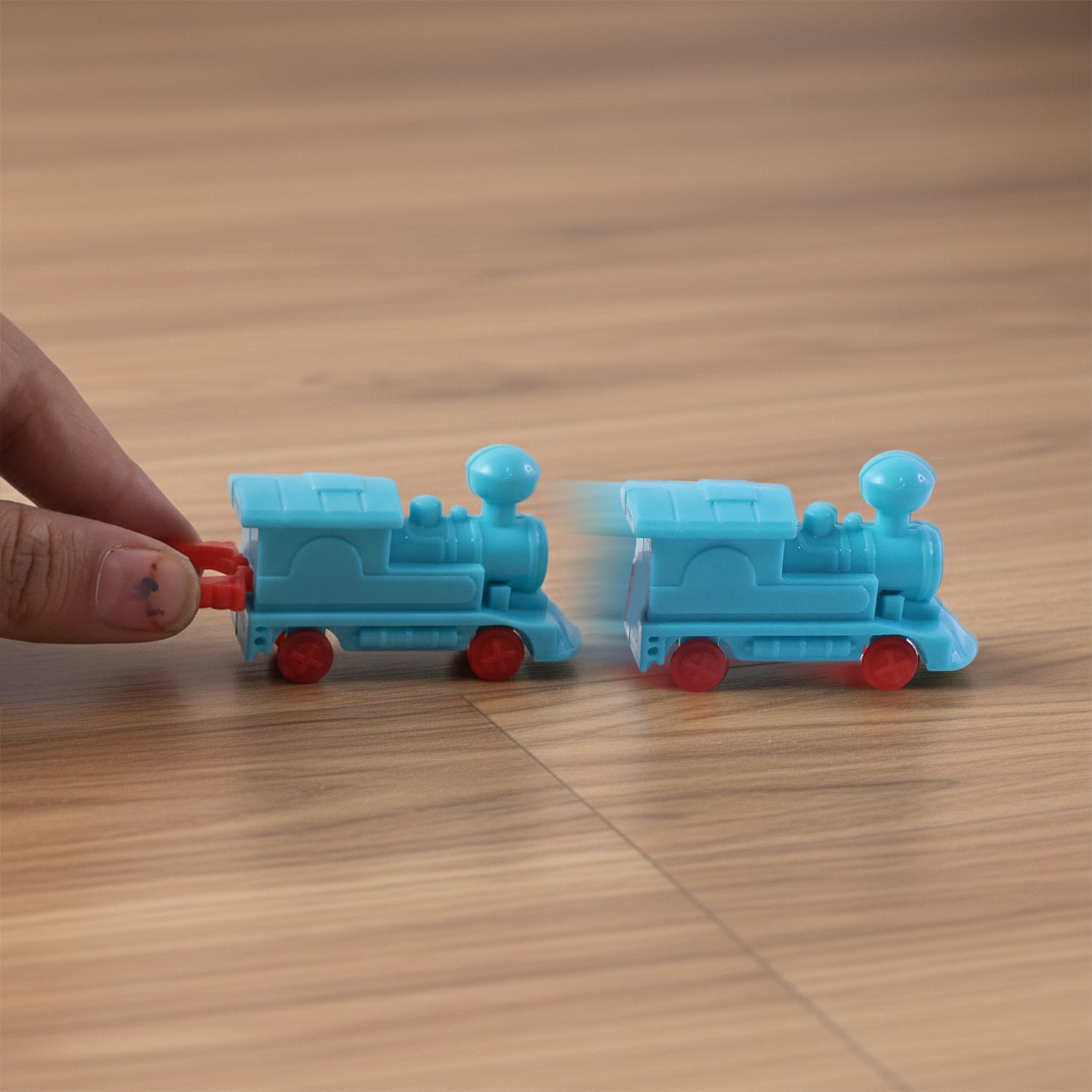 1pc Pull Along Back Train Friction Power Toy Vehicle Push And Go Crawling Toys Baby