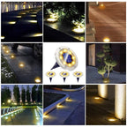 Solar Powered Led Garden Lights (4 Pc)