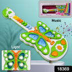 Butterfly Guitar Toy With Light And Music Toy (1 Pc  Battery Not Included)