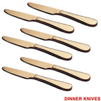 Kitchen Tableware  Flatware Sets Kitchen Forks Spoons With Gift Box (24 Pcs Set)