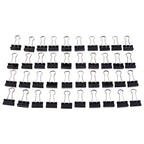 Heavy-duty Black Binder Clips Set (19 Mm 40 Pc)