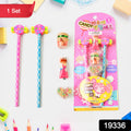 Fun Candy Design Pencil Set With Accessories Set (1 Set )