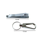 Stainless Steel Nail Clipper Set With Keychain Holder (2 Pc)