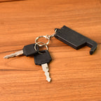 2 In 1 Plastic Keychain With Mobile Stand  Phone Holder (5 Pcs Set  Multicolor)