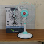 12v Dc Hybrid Pedestal Table Fan With Plug And Play Iec C13 Power Cable