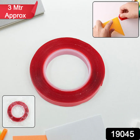 Heavy Duty Transparent Acrylic Foam Mounting Tape (3 Mtr Approx  1 Pc)