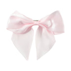 Elegant Satin Hair Bow Clip For Girls  Women (1 Pc)
