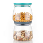 2286 Matka Shaped Jar With Air Tight  Leak Proof Lid (Multicolour) (Set Of 6) (900ml)