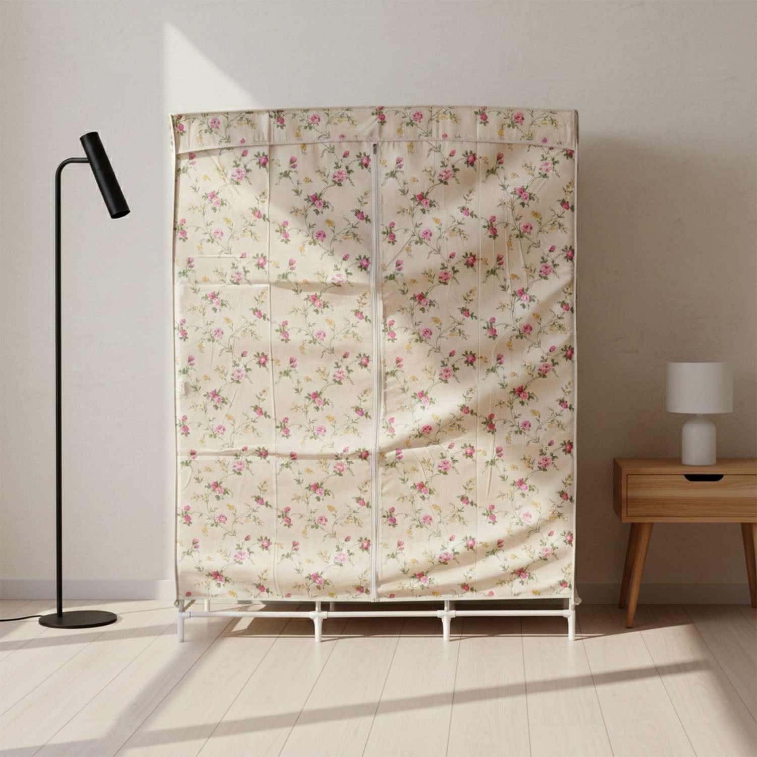 8 Compartment Portable Fabric Wardrobe Closet Collapsible Wardrobe Racks