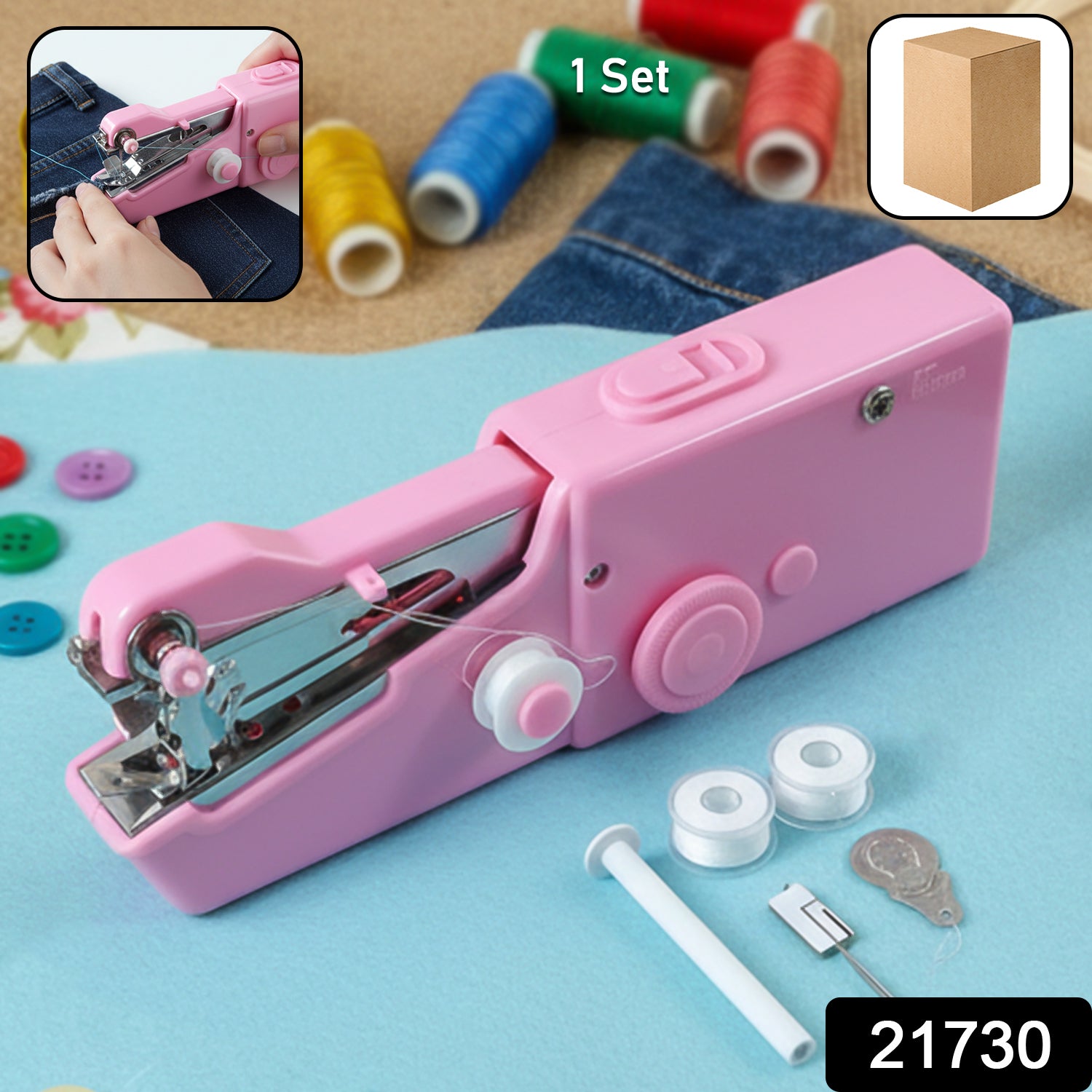 Portable Handheld Sewing Machine (1 Set)