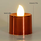 Electrical Candles Diya Led Tea Light Plastic Candle Light Candle Candle (24 Pc Set)