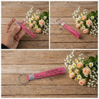 Motivational Silicone Wrist Strap Keychain (1 Pc Mix Color)