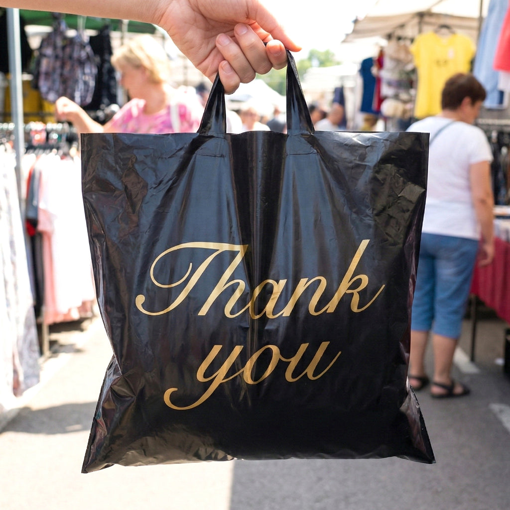 Premium Thank You Printed Carry Bag (2534 Cm 1 Pc)