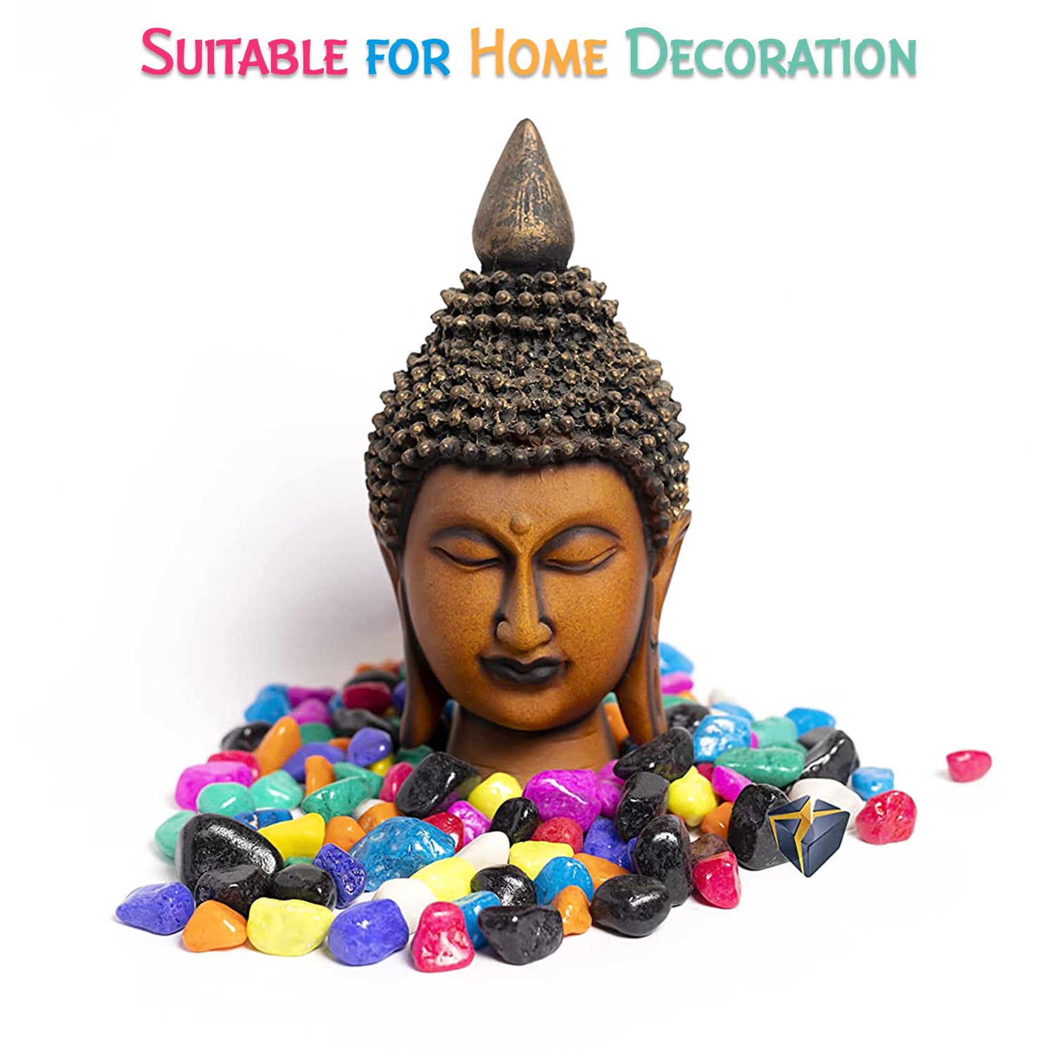4979 Decorative Stones And Pebbles For Garden Vase Fillers Multicolor.