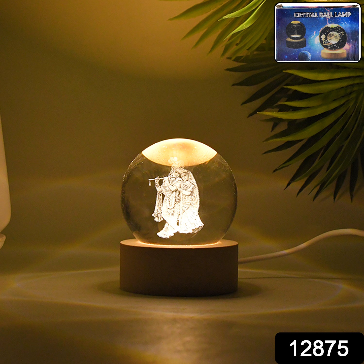 3d Crystal Ball Lamps For Bedroom 3d Lamps For Home Decoration 3d Crystal Ball Night Light Gifts For Women Gifts For Men Room Decor Items For Bedroom For Friend And Family(1 Pc)