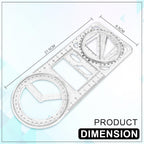 Multi-functional Geometry Drawing Tool (1 Pc)