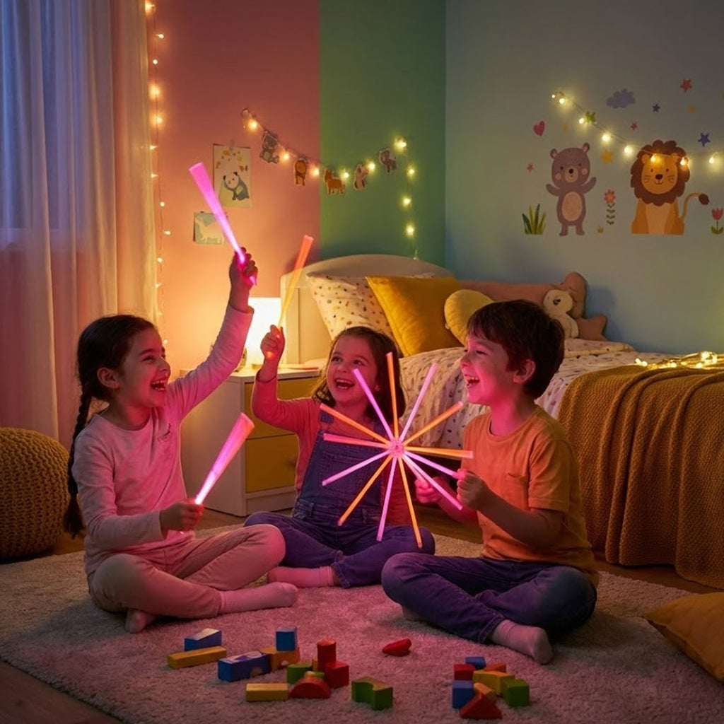 Dark Glow Chakdol Toy Set (1 Set  13 Glow Sticks)