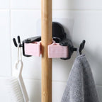 Powerful Antler Style Wall Mounted Mop  Broom Holder (1 Pc)