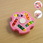 Fidget Magic Cube Spinner Toy  Multi-track Finger Puzzle