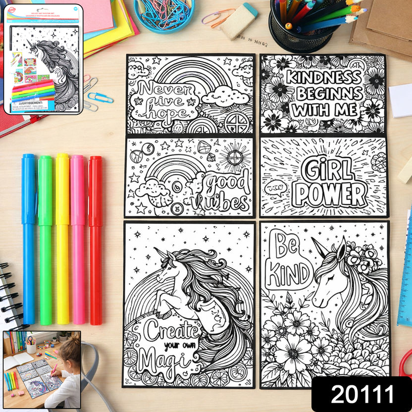 Creative Kids Colouring Activity Poster Set (11 Pc) – Royal Bucket