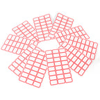 Multipurpose Blank Label Sticker Sheets (10 Sheet Set)