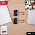 Binder Clip Paper Holder (2 Pc  19mm)