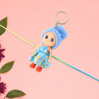 Multifunction Doll Rakhi For Kids  Cute Soft Toy Rakhi With Keychain Use  Decorative Fancy Rakhi Cum Keyring For Boys  Girls